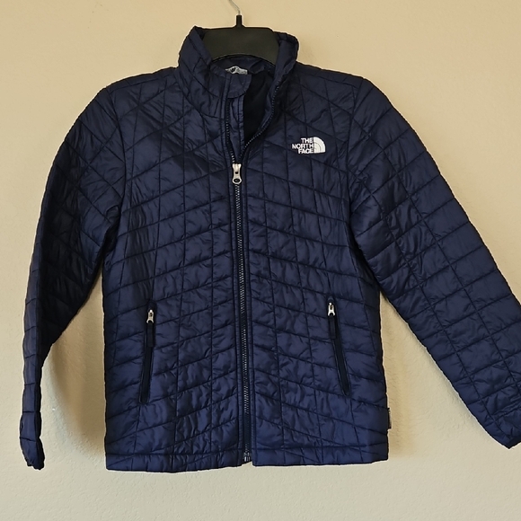 The North Face Other - The North Face Kids Quilted Navy Puffer Jacket Size M 10/12